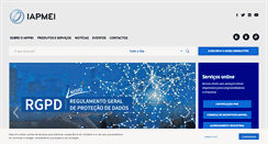 Desktop Screenshot of iapmei.pt